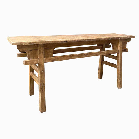 Antique Washed Original Farmhouse Console Table