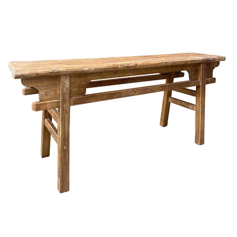 Antique Washed Original Farmhouse Console Table