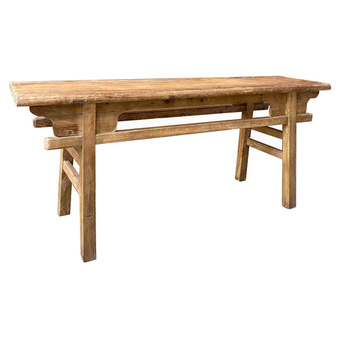 Antique Washed Original Farmhouse Console Table