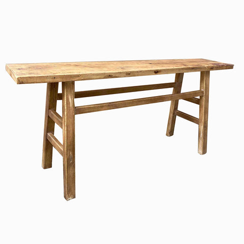 Antique Washed Original Farmhouse Console Table