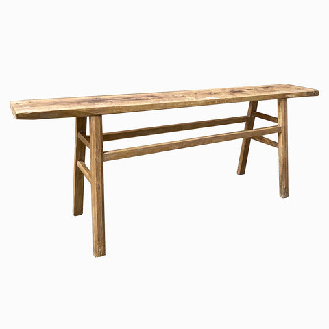Antique Washed Original Farmhouse Console Table
