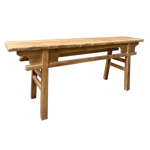 Antique Washed Original Farmhouse Console Table