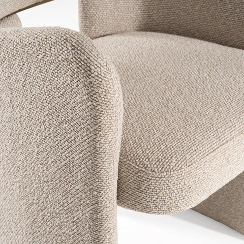 Modrest Ashley Modern Beige Fabric & Brushed Brass Dining Chair Model VGVCB2402-BGE