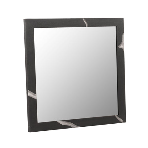 Modrest Aspen Modern Matte Brown Ash & Silver Mirror Model VGVCJ1801-M-BRN