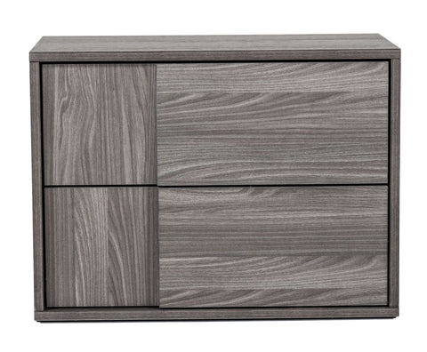 Nova Domus Asus Italian Modern Elm Grey Nightstand Model VGACASUS-NS-GRY-3