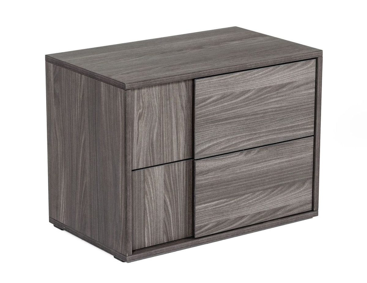 Nova Domus Asus Italian Modern Elm Grey Nightstand Model VGACASUS-NS-GRY-3