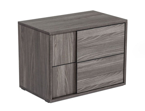 Nova Domus Asus Italian Modern Elm Grey Nightstand Model VGACASUS-NS-GRY-3