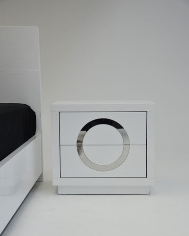 Queen A&X Ovidius Modern Queen Bedroom Set Model VGUNAW223-180-WHT-SET-Q