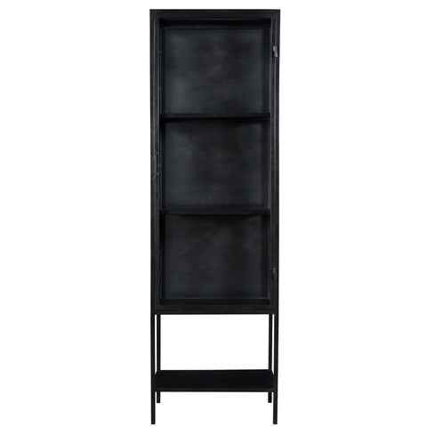 Anker Antique Gunmetal Finish Cabinet