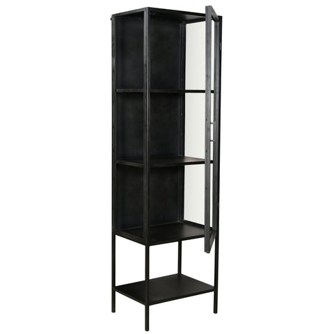 Anker Antique Gunmetal Finish Cabinet