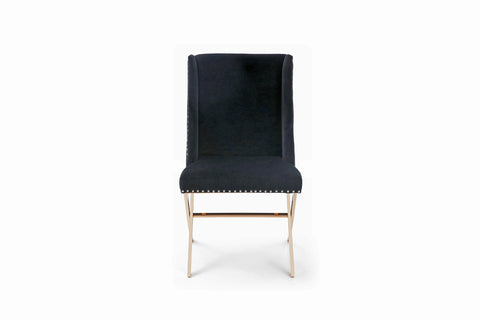 Modrest Alexia Modern Black & Rosegold Dining Chair By VIG Furniture