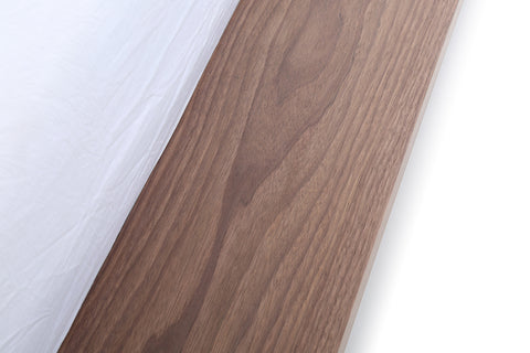 Modrest Opal Modern Walnut & White Platform Bed Model VGVCBD855-WALWHT