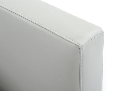 Modrest Opal Modern Walnut & White Platform Bed Model VGVCBD855-WALWHT