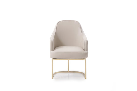 Modrest Tyler Modern Grey & Gold Dining Chair By VIG Furniture