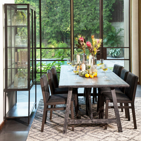 Cardona Gunmetal Finish Cabinet