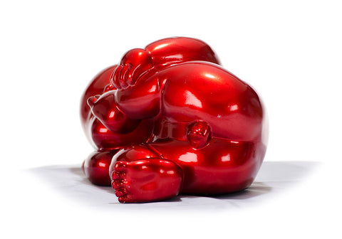 Xd0054 Modern Red Baby Playing Sculpture Model VGTH-XD0054-RED