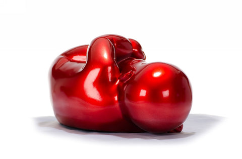 Xd0054 Modern Red Baby Playing Sculpture Model VGTH-XD0054-RED