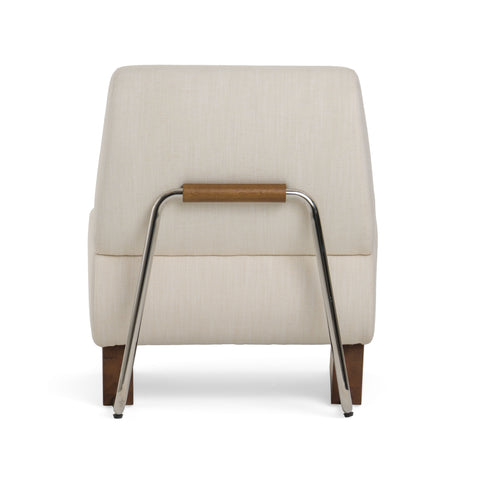 Modrest Barbara Modern Off White Accent Chair Model VGEU-7368LC