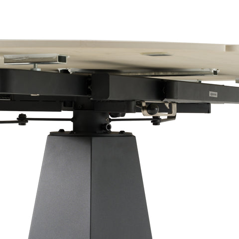 Modrest Barela Modern Black And White Ceramic Extendable 35 5" | 53" Dining Table Model VGYF-DT8949-BLK-DT