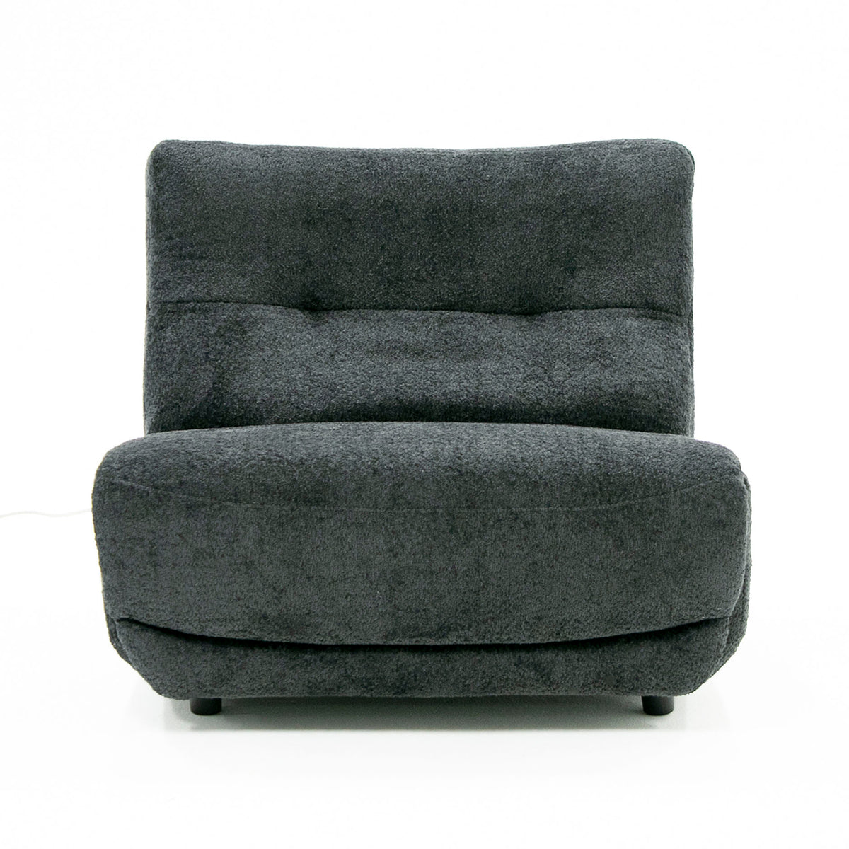 Divani Casa Basil Modern Dark Grey Fabric Large Electric Recliner Chair Model VGSX-22056-RCLNR-LRG-EMBONY