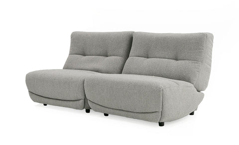 Divani Casa Basil Modern Grey Fabric Large Electric Recliner Chair Model VGSX-22056-RCLNR-LRG-SLATE