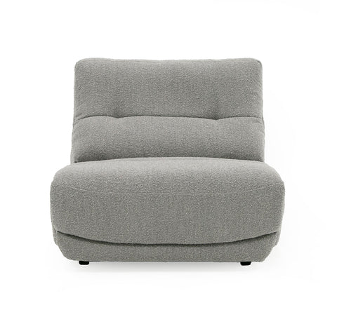 Divani Casa Basil Modern Grey Fabric Large Electric Recliner Chair Model VGSX-22056-RCLNR-LRG-SLATE