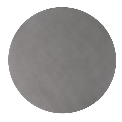 Modrest Bateman Modern Faux Concrete & Walnut Round Dining Table Model VGMC-GF-1C009