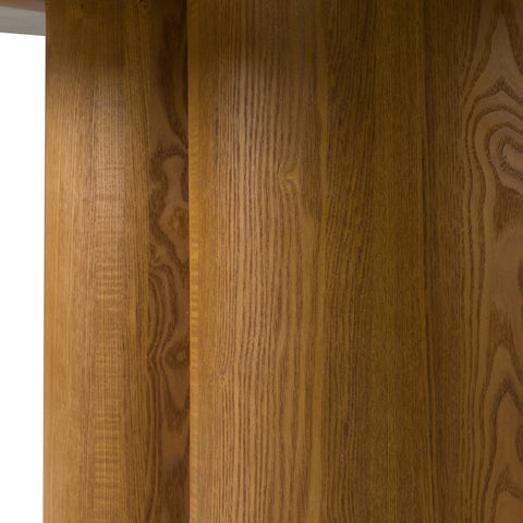 Modrest Bateman Modern Faux Concrete & Walnut Round Dining Table Model VGMC-GF-1C009