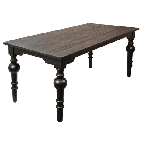 Amaro Sealed Black Finish Dining Table