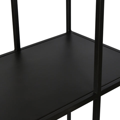 Tommy Black Gunmetal Finish Bookcase