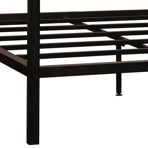 Lennox Gunmetal Finish Bed