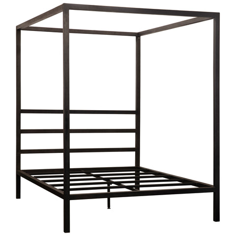 Lennox Gunmetal Finish Bed