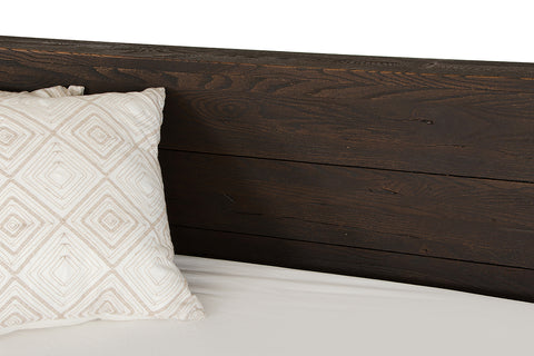 Modrest Selma Modern Dark Aged Oak Eastern King Bed Model VGEDSELMA-BED-EK