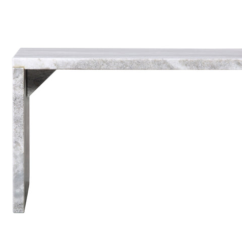Melbourne Light Grey Marble Coffee Table