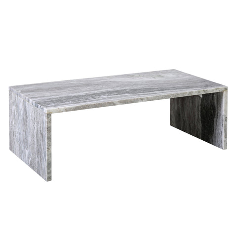 Melbourne Light Grey Marble Coffee Table