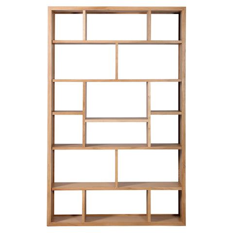 Wesley Natural Finish Bookcase