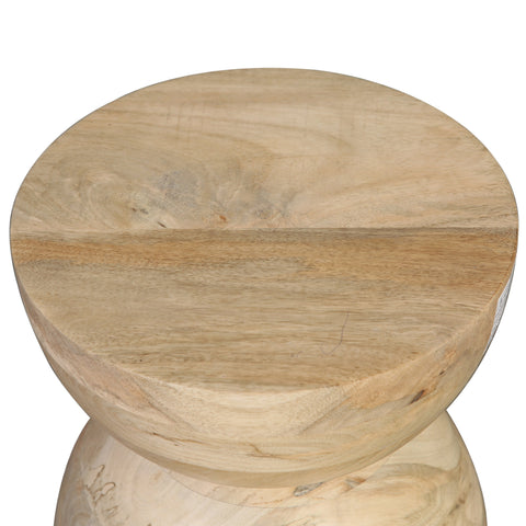 Leston Natural Wash Side Table