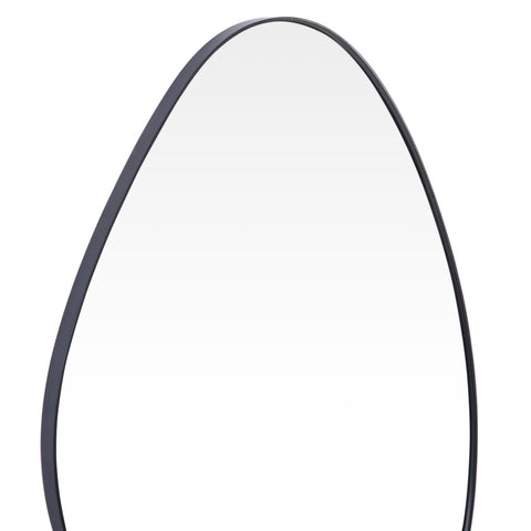 Mantel Powder Coated Charcoal Finish Mirror