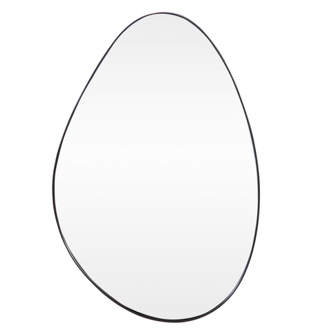 Mantel Powder Coated Charcoal Finish Mirror
