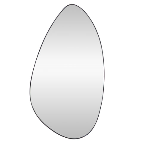 Luciana Powder Coated Charcoal Finish Mirror