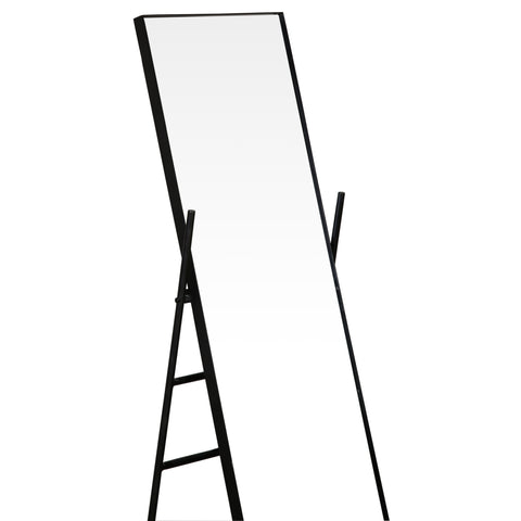 Kennard Black and Brass Accents Floor Mirror