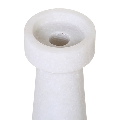 Felipa White Candle Stand Set Of 2