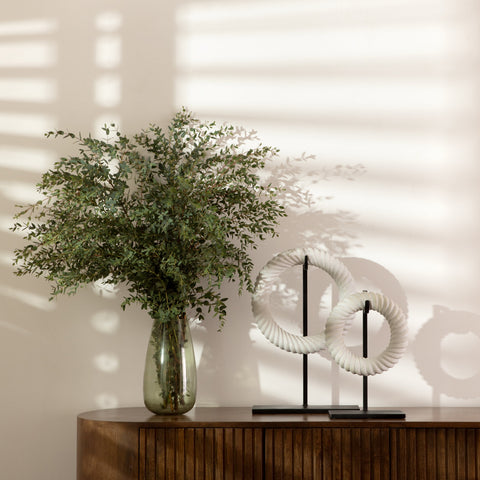 Armenta White Sculpture Set Of 2