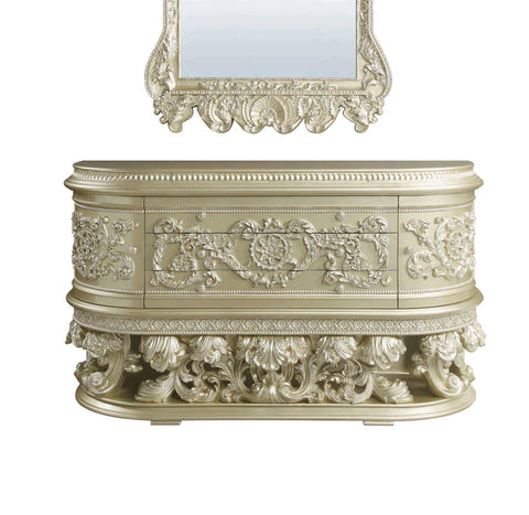 Vatican Champagne Silver Finish Dresser Model BD00464 By ACME Furniture