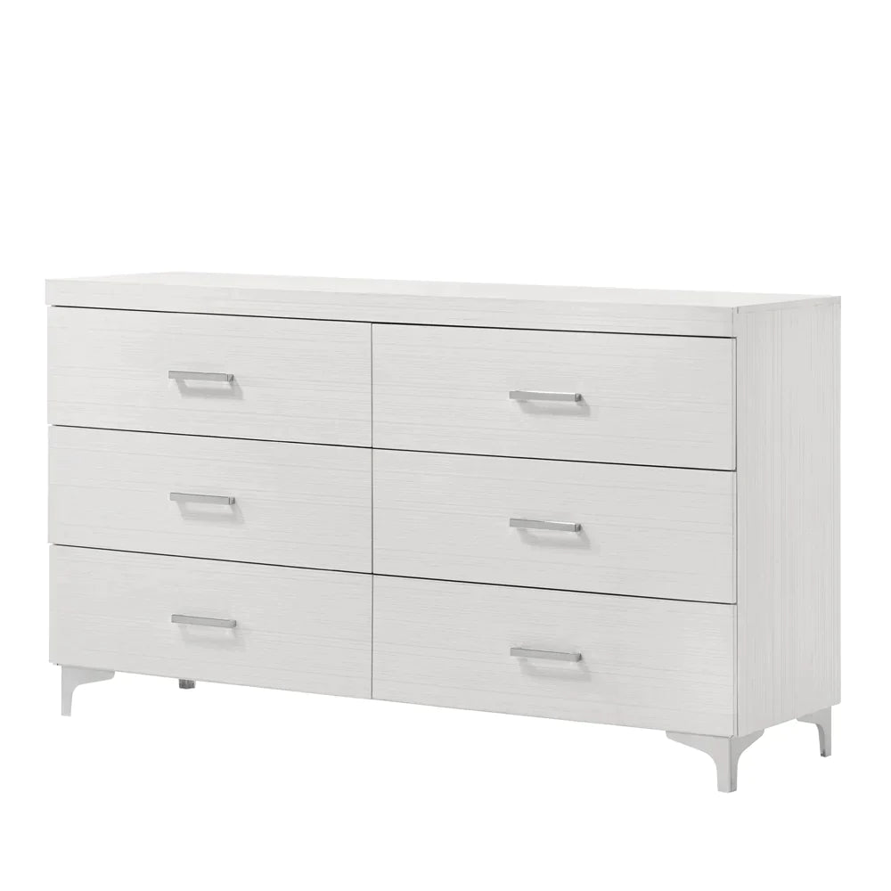 Casilda White Finish Dresser Model BD00647 By ACME Furniture