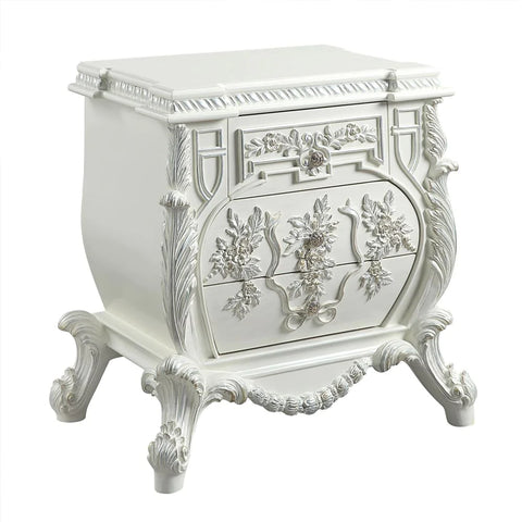 Vanaheim Antique White Finish Nightstand Model BD00672 By ACME Furniture