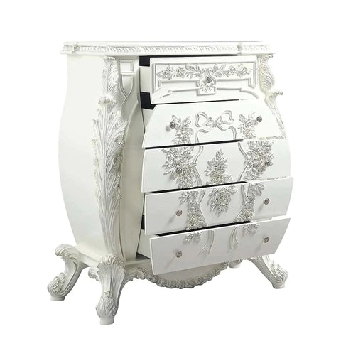 Vanaheim Antique White Finish Chest Model BD00676 By ACME Furniture