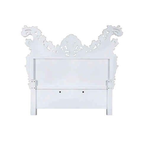 Valkyrie PU, Light Gold  & Gray Finish Eastern King Bed Model BD00683EK By ACME Furniture