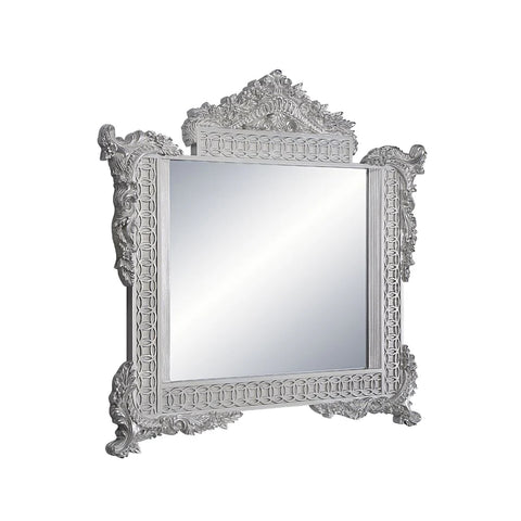 Valkyrie PU, Light Gold  & Gray Finish Mirror Model BD00685 By ACME Furniture