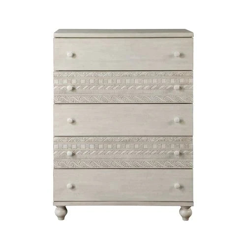 Roselyne Antique White Finish Chest Model BD00699 By ACME Furniture